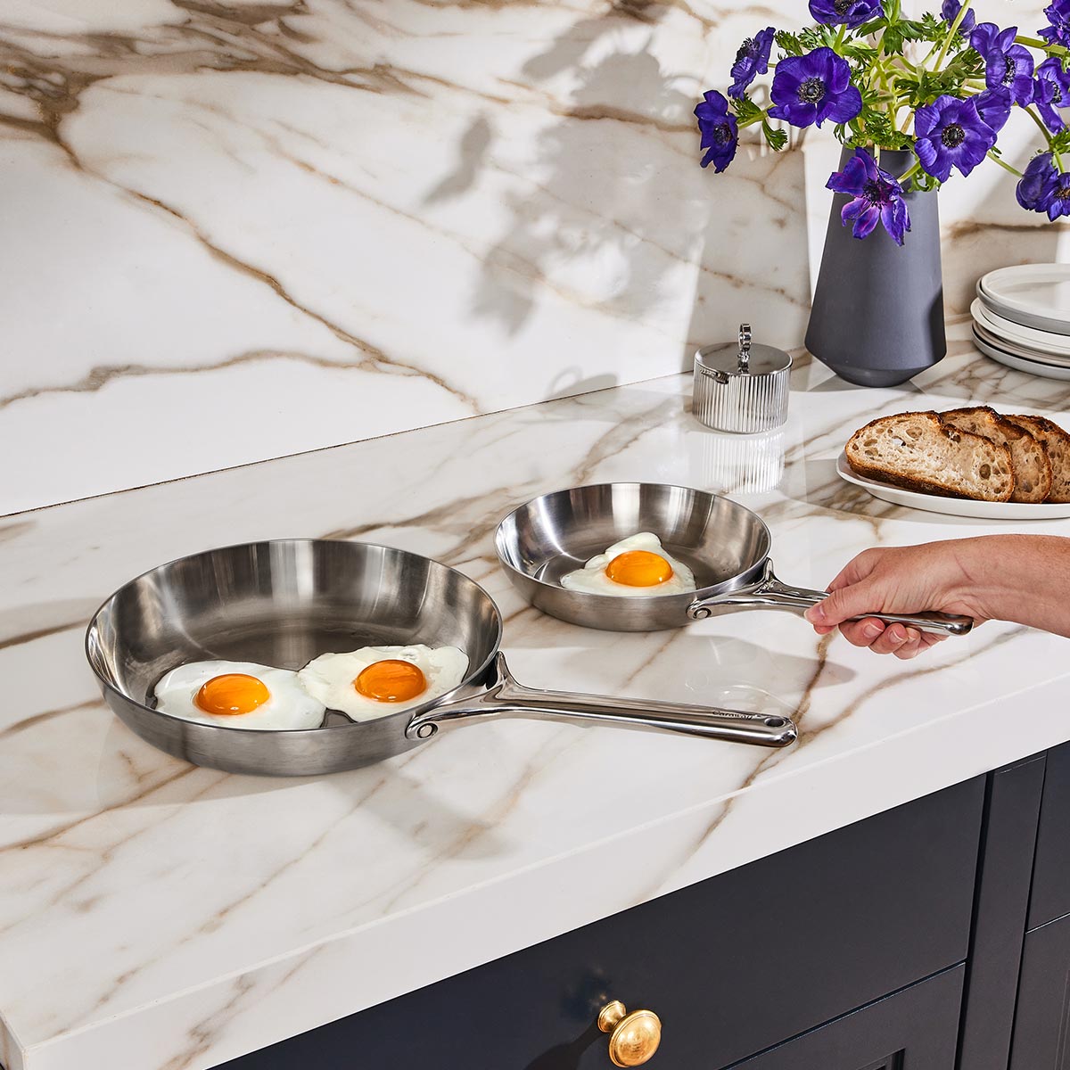 4-Piece Double-Duty Stainless Duo