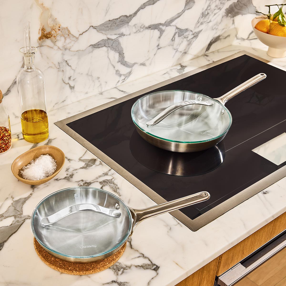4-Piece Double-Duty Stainless Duo