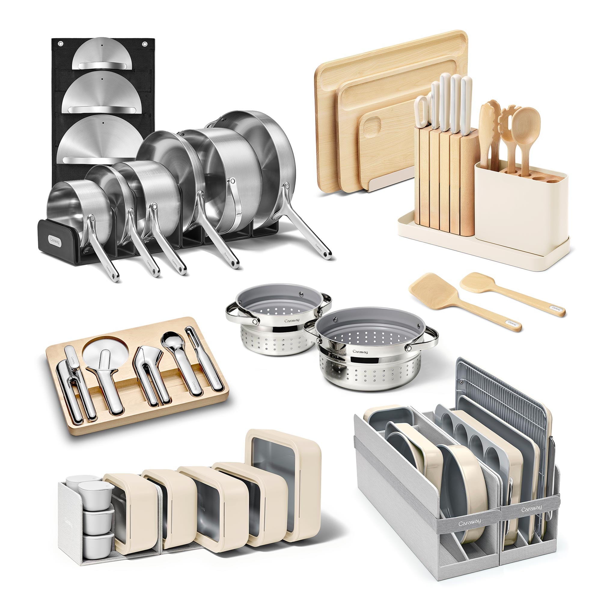 63-Piece Stainless Steel & Ceramic Kitchen Reset
