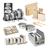 63-Piece Stainless Steel & Ceramic Kitchen Reset