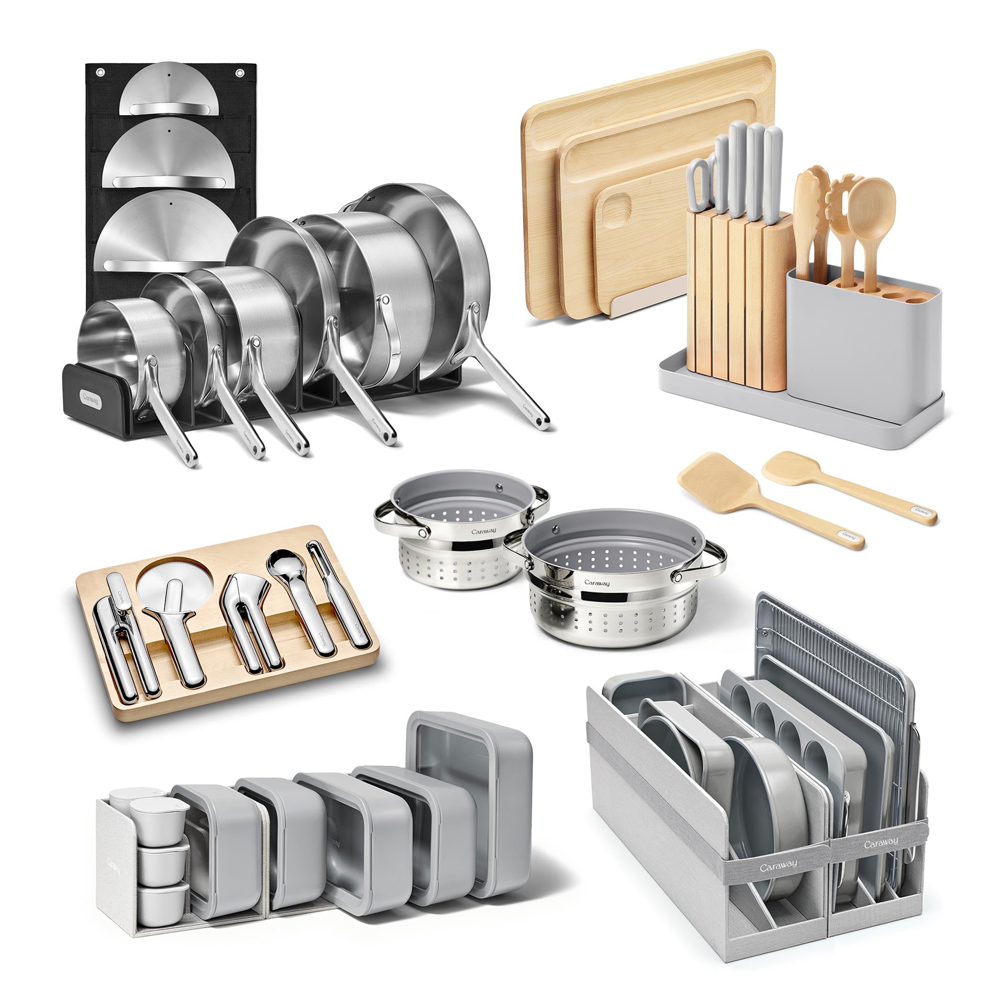 63-Piece Stainless Steel & Ceramic Kitchen Reset