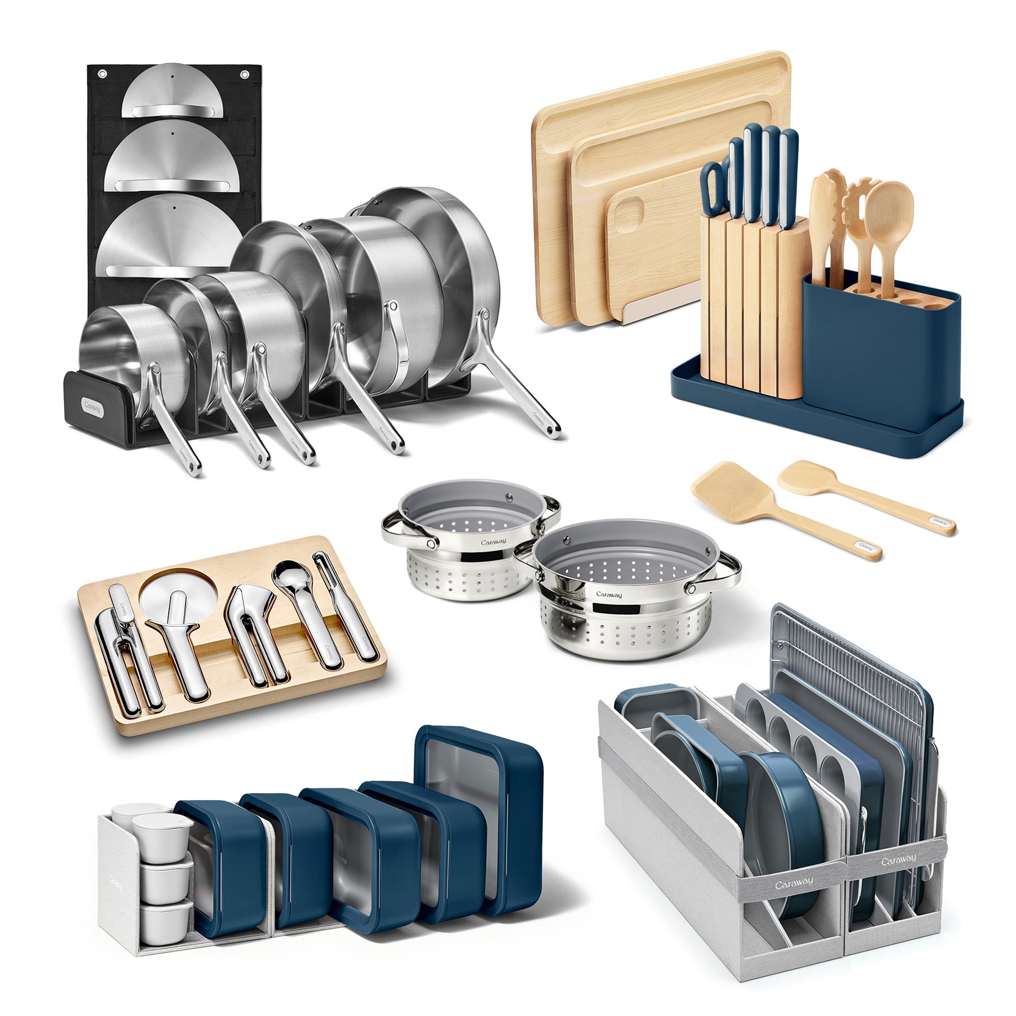 63-Piece Stainless Steel & Ceramic Kitchen Reset