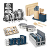 63-Piece Stainless Steel & Ceramic Kitchen Reset